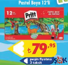 PRİTT PASTEL BOYA 12'Lİ